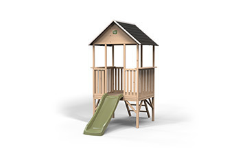Casita infantil con tobogán