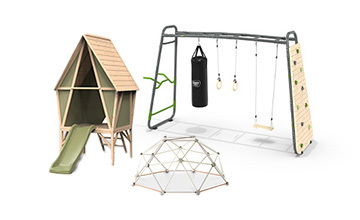 Casitas infantiles y juegos infantiles de jardín