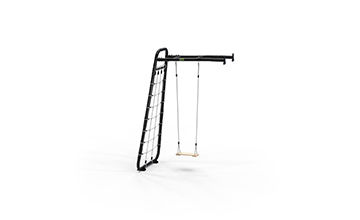 Equipamiento deportivo de montaje en pared para jardines peque&ntilde;os