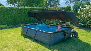 How do I connect my filter pump and heat pump to my swimming pool?