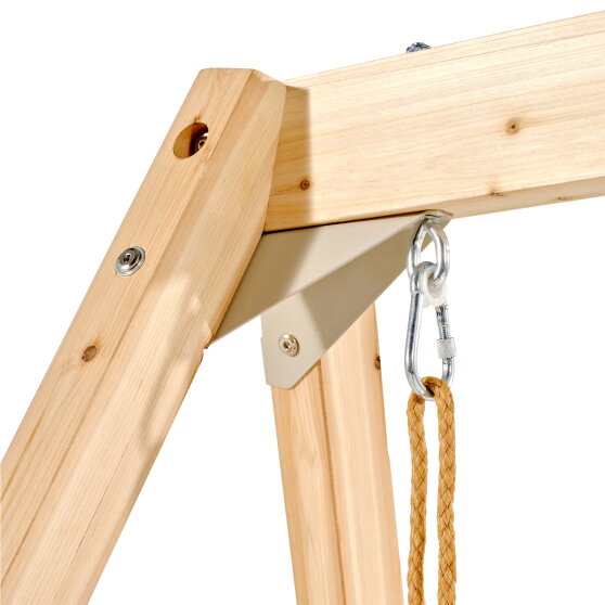 Columpio doble de madera EXIT Silvi