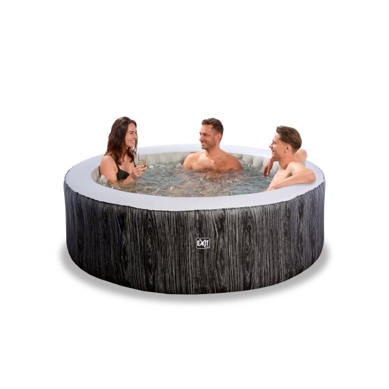 EXIT Wood Deluxe spa ø204x65cm - dark grey