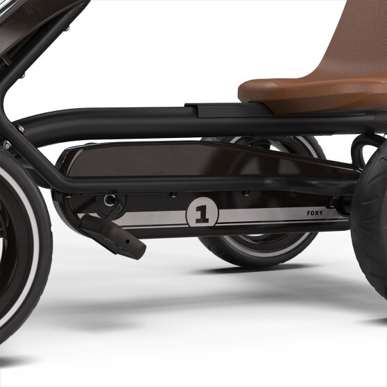 EXIT Foxy kart para niños negro | kart de pedales a partir de 2 años