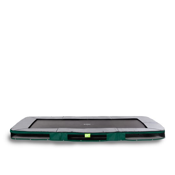 EXIT Elegant ground sports trampoline 244x427cm - green