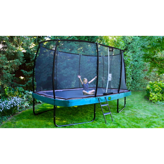 Cama elástica EXIT Elegant Premium conjunto completo 214x366cm, color verde