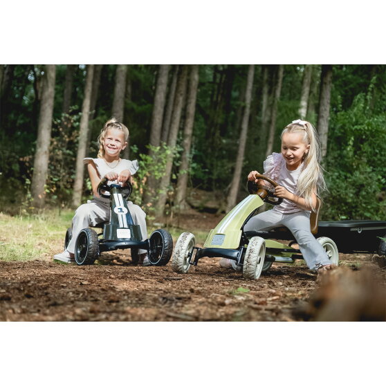 EXIT Foxy kart para ni&ntilde;os verde | kart de pedales a partir de 2 a&ntilde;os