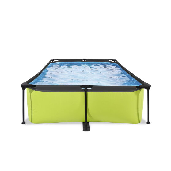 Piscina EXIT Lime 300x200x65cm con bomba de depuración, color verde