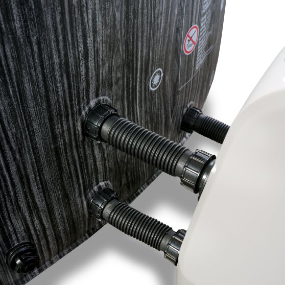EXIT Wood Deluxe spa ø204x65cm - dark grey