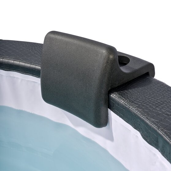 EXIT head rest and cup holder set for the Leather Premium spa