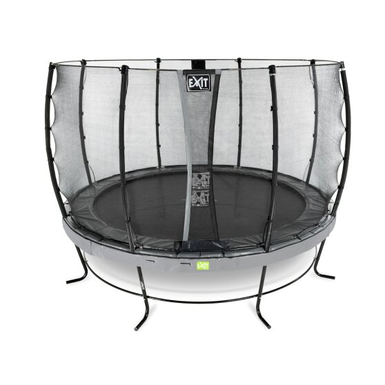 EXIT Elegant trampoline ø366cm with Economy safetynet - grey