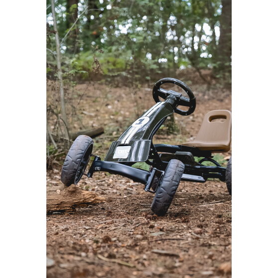 EXIT Foxy kart para niños negro | kart de pedales a partir de 2 años