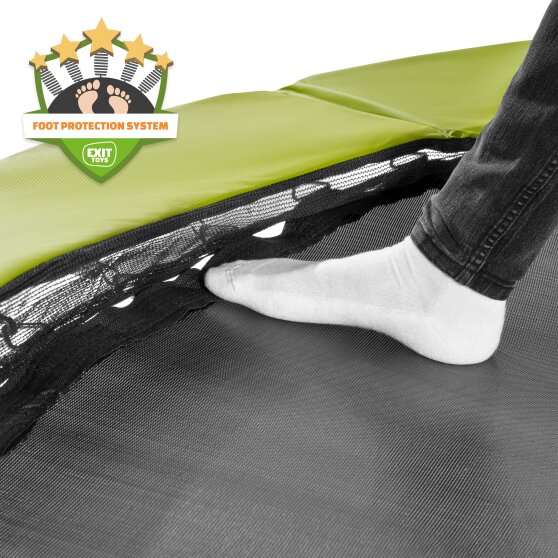 EXIT Silhouette trampoline ø244cm - green