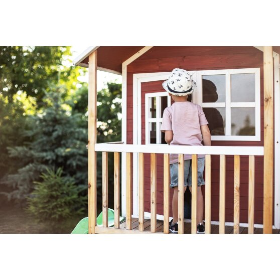EXIT Loft 500 wooden playhouse - red