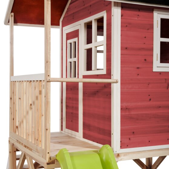 EXIT Loft 500 wooden playhouse - red