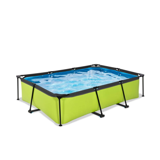 Piscina EXIT Lime 300x200x65cm con bomba de depuración, color verde