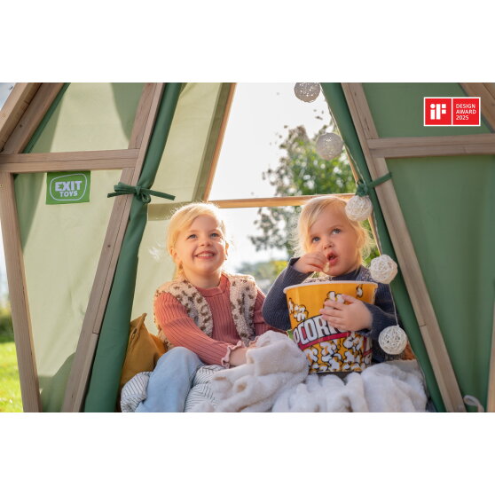 Casita infantil Yuki 300 con tobog&aacute;n de EXIT Toys