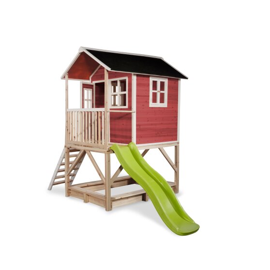 EXIT Loft 500 wooden playhouse - red