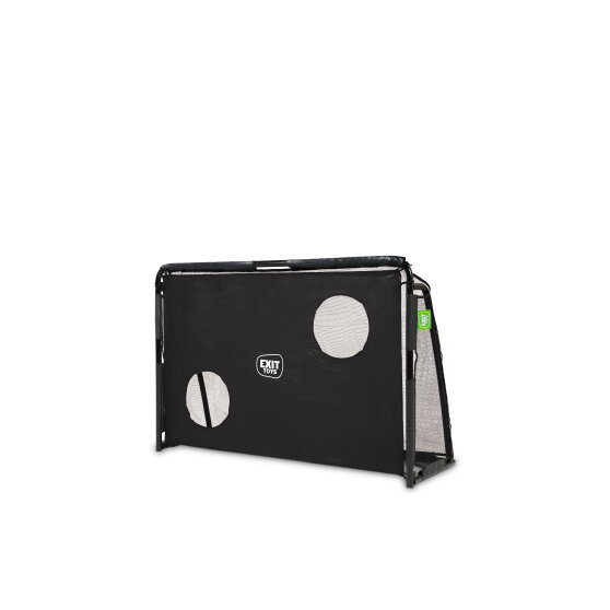 Portería de fútbol de acero EXIT Maestro 180x120cm, color negro