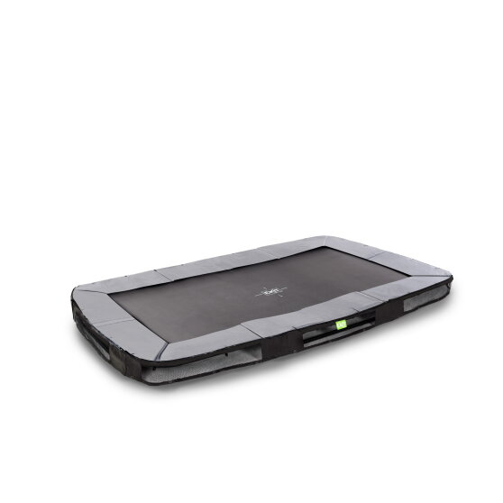 Cama elástica enterrada deportiva EXIT Elegant Premium 244x427cm, color negro