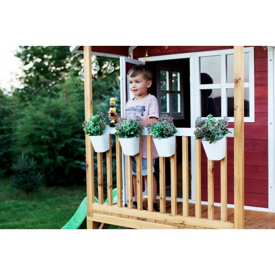 EXIT Loft 500 wooden playhouse - red