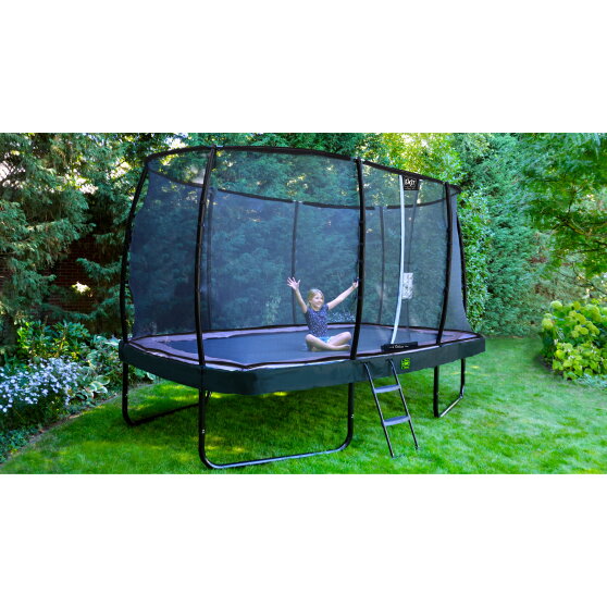 Cama elástica EXIT Elegant Premium conjunto completo 214x366cm, color negro