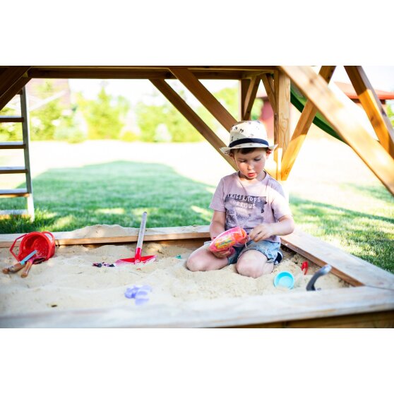 EXIT Loft 500 wooden playhouse - red