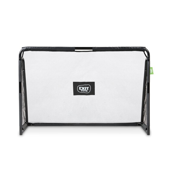 Portería de fútbol de acero EXIT Maestro 180x120cm, color negro