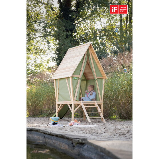 Casita infantil Yuki 300 con tobog&aacute;n de EXIT Toys