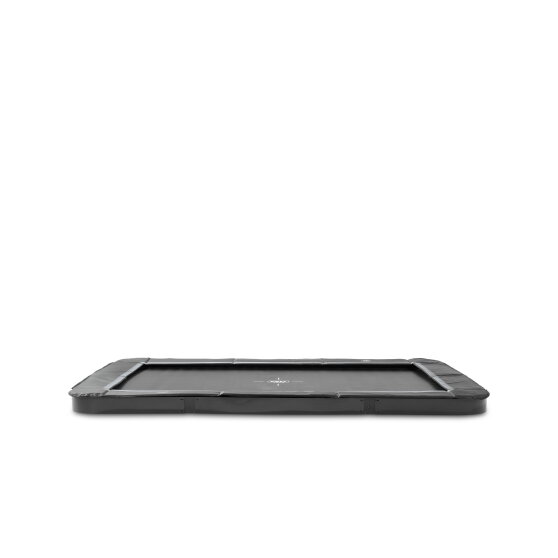 Cama el&aacute;stica deportiva a nivel del suelo EXIT InTerra 214x305cm, color negro