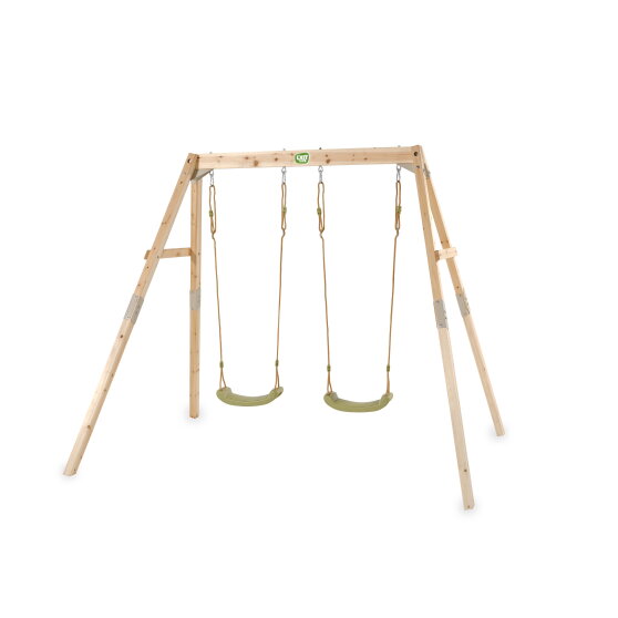 Columpio doble de madera EXIT Silvi