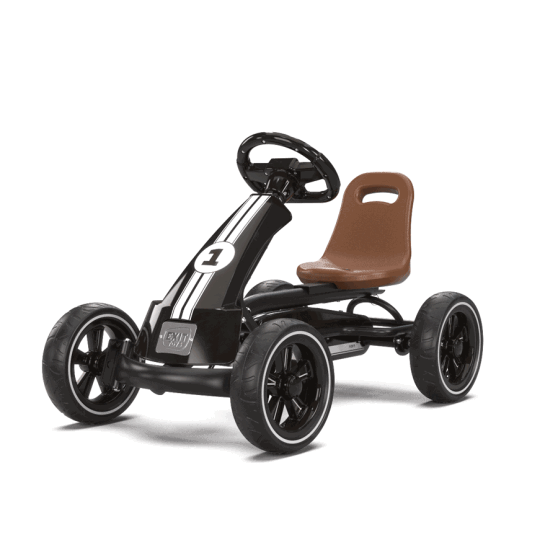 EXIT Foxy kart para niños negro | kart de pedales a partir de 2 años