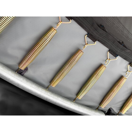 Cama elástica enterrada deportiva EXIT Elegant Premium 244x427cm, color negro