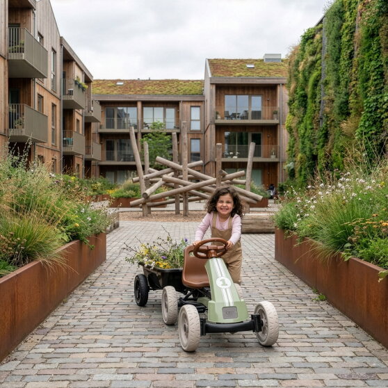 Remolque EXIT Foxy kart &ndash; negro