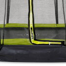 Cama elástica enterrada EXIT Silhouette ø183cm con red de seguridad, color verde