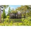 Cama elástica EXIT Allure Premium enterrada 214x366cm, color verde