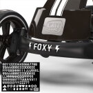 EXIT Foxy kart para niños negro | kart de pedales a partir de 2 años