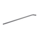 Barandilla superior EXIT para piscina con estructura ø360x76cm, color gris