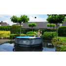 Piscina EXIT Stone &oslash;300x76cm con bomba de depuraci&oacute;n, color gris