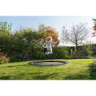 Cama elástica deportiva a nivel del suelo EXIT InTerra ø244cm, color negro