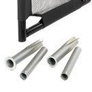 Portería de fútbol de acero EXIT Maestro 180x120cm, color negro