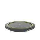 Cama elástica enterrada deportiva EXIT Silhouette ø305cm, color negro