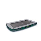 Cama elástica enterrada deportiva EXIT Elegant Premium 214x366cm, color verde