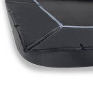 EXIT Dynamic ground level trampoline 305x519cm with safety net - black