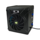 EXIT Black Leather pool ø427x122cm with sand filter pump and dome and heat pump - black