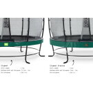 Cama elástica EXIT Elegant Premium conjunto completo ø253cm, color verde