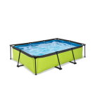 Piscina EXIT Lime 300x200x65cm con bomba de depuración, color verde