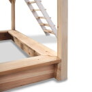 EXIT Loft 500 wooden playhouse - red