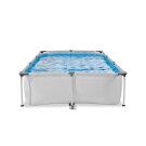 Piscina EXIT Soft Grey 300x200x65cm con bomba de depuración, color gris