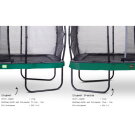 Cama elástica EXIT Elegant Premium conjunto completo 214x366cm, color verde