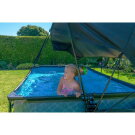 EXIT Lime pool 300x200x65cm with filter pump and canopy - green